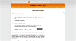 Desktop Screenshot of convertepstojpg.com